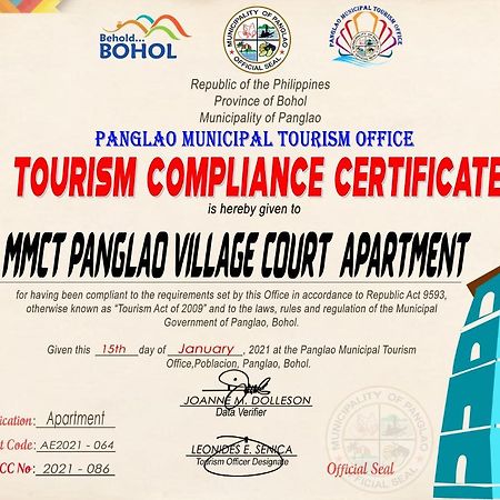 Panglao Village Court Studios 外观 照片